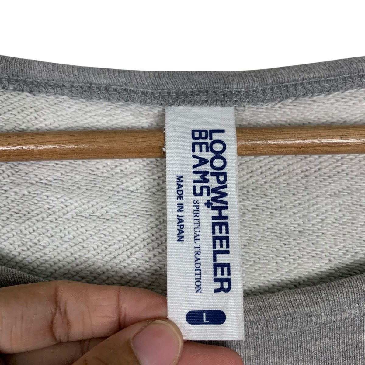 Beams Plus LOOPWHEELER BEAM PLUS Long Sleeve Sweater #1495-C67 Size US L / EU 52-54 / 3 - 12 Thumbnail