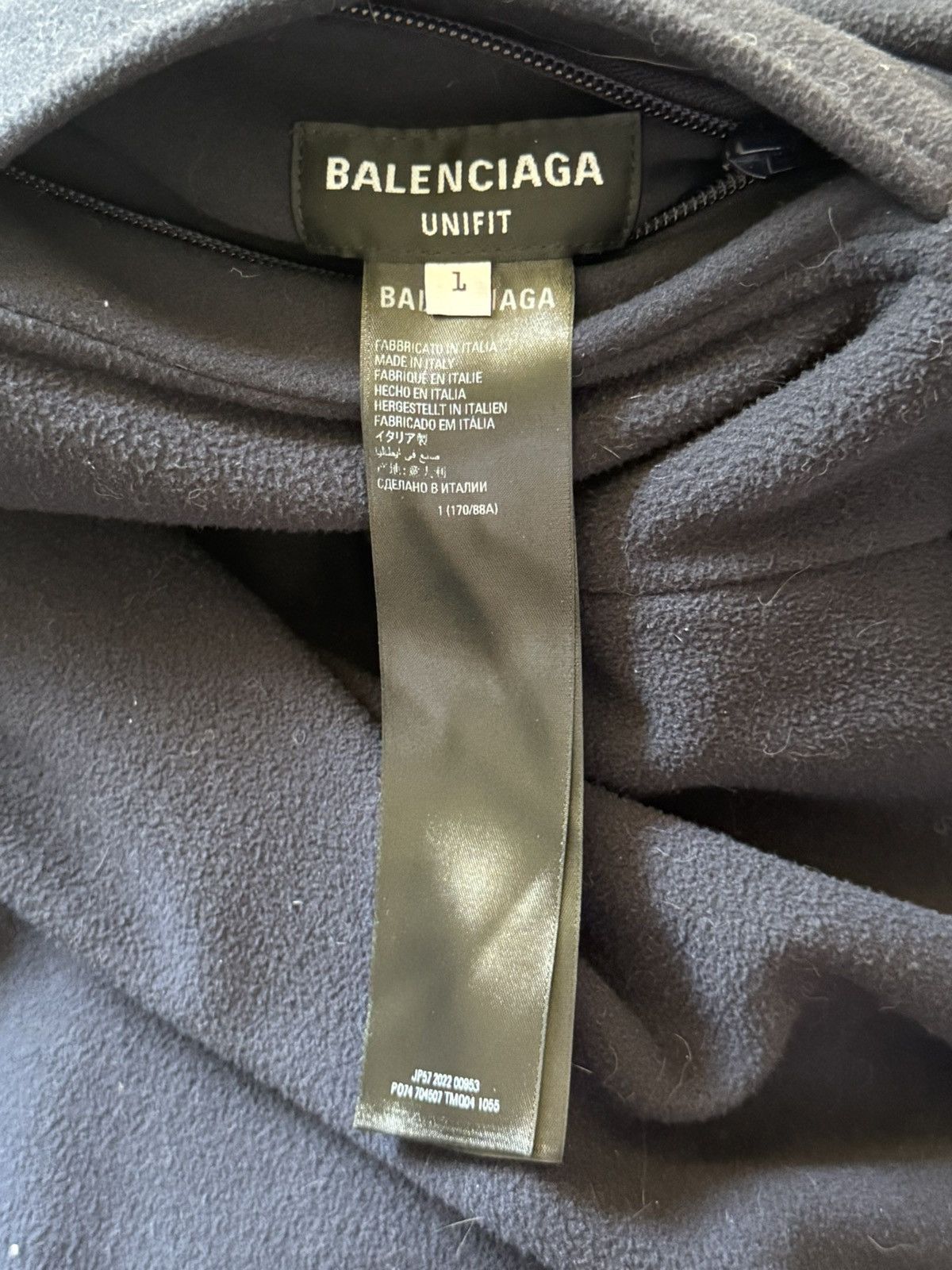Balenciaga Balenciaga FW22 Lost Tape Reversible Fleece Puffer Jacket Size US M / EU 48-50 / 2 - 6 Thumbnail