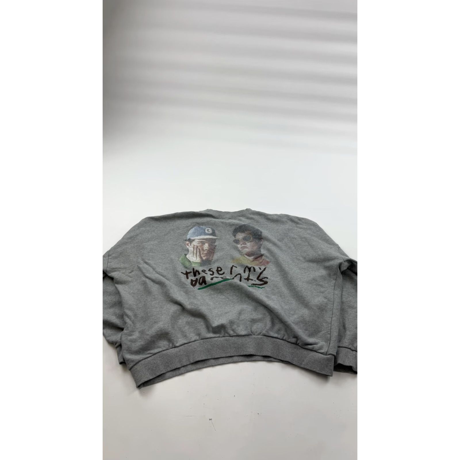 Vintage Keyboard Sweatshirt Mens Large Gray Crewneck These R My Parents Graphic Pullover Size US L / EU 52-54 / 3 - 7 Thumbnail