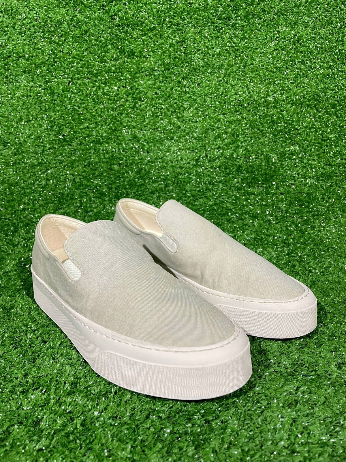 The Row The Row Loafer Ecru Marie Slip On Sneaker Leather Flat 36.5 Size US 6.5 / IT 36.5 - 4 Thumbnail