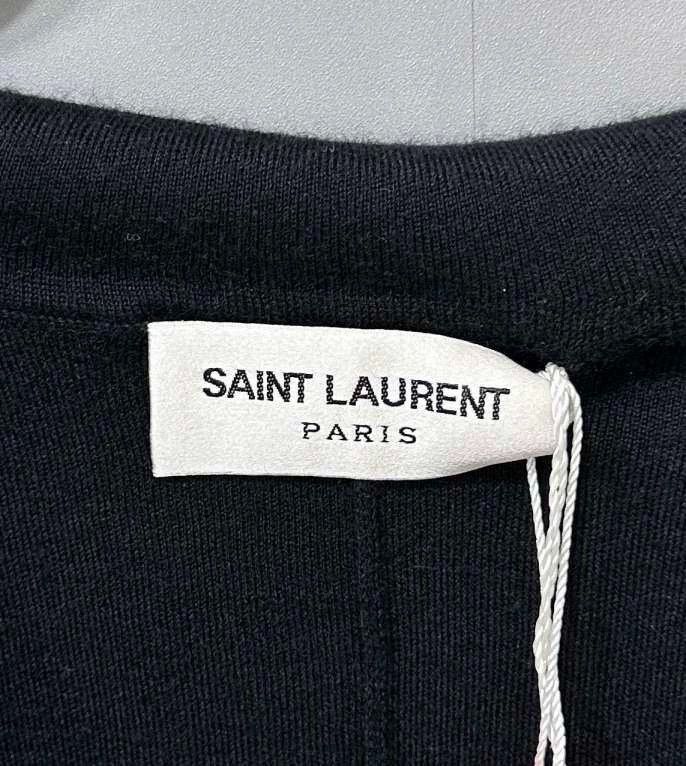 Saint Laurent Paris Saint Laurent Paris Strappy Long Sleeve Cropped Dress 2505- Size S / US 4 / IT 40 - 4 Thumbnail