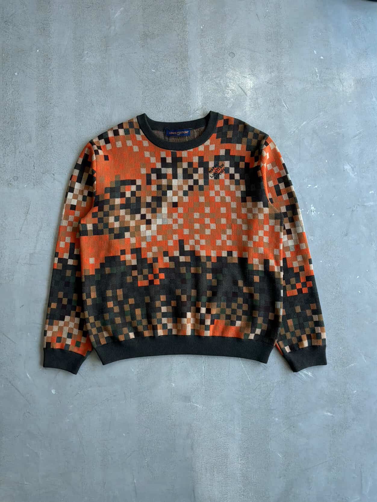 Louis Vuitton Louis Vuitton - 2024 Lovers Damouflage Crewneck Size US XL / EU 56 / 4 - 1 Thumbnail
