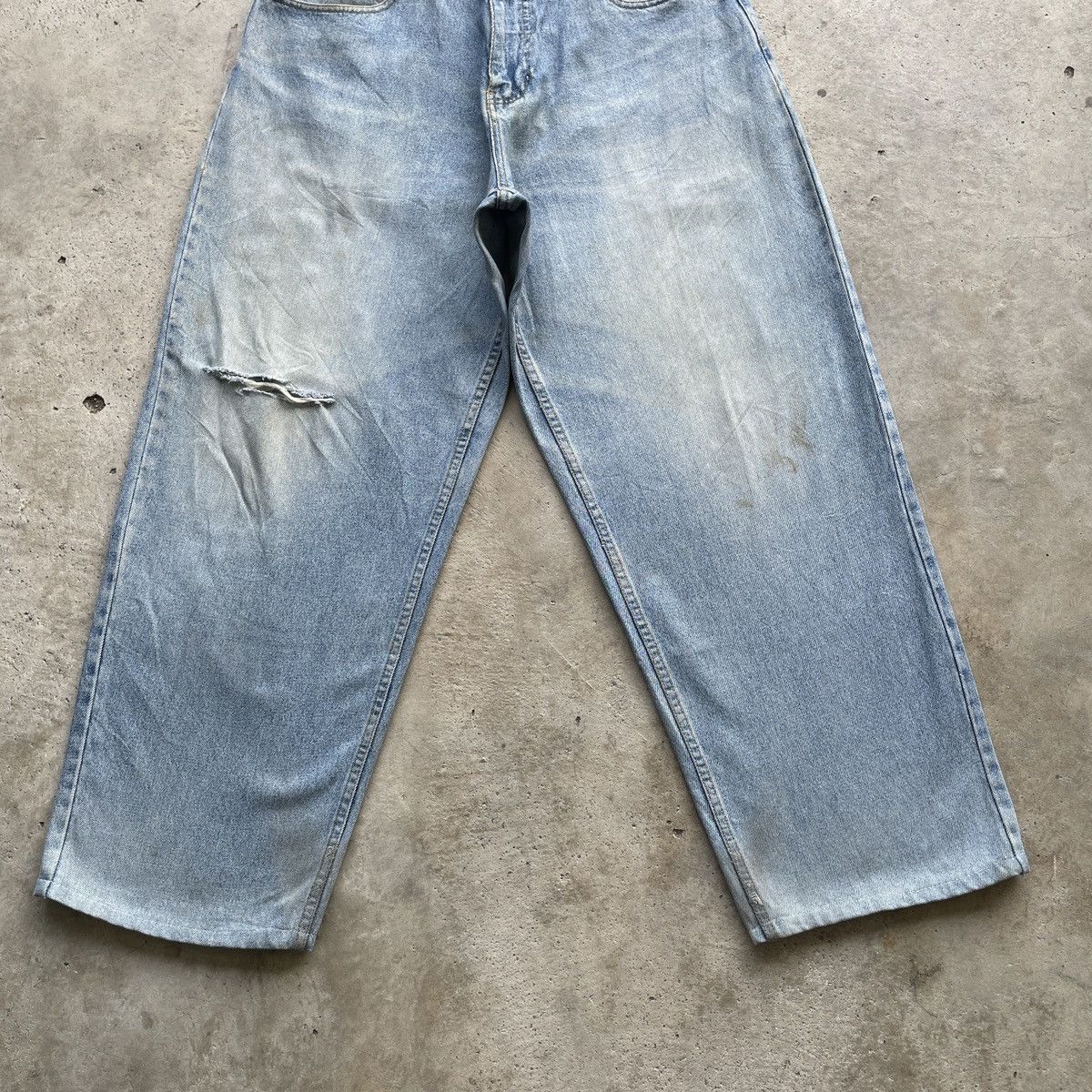 Japanese Brand Vintage Distressed Baggy Jeans Japanese Denim Pants W32 Size US 32 / EU 48 - 5 Thumbnail