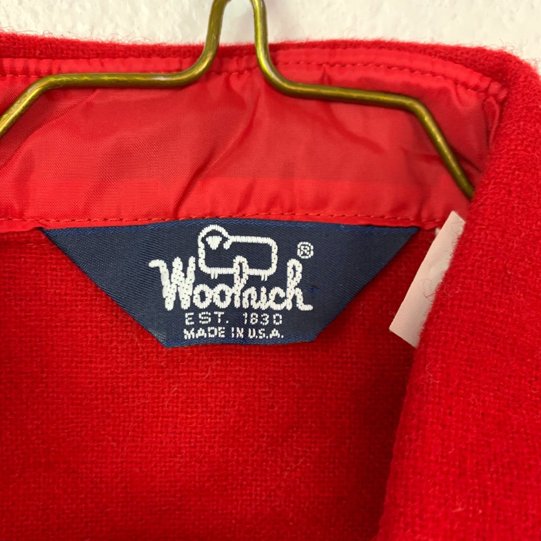 Vintage VINTAGE Woolrich Red Wool Blend Button Up Shirt Mens Small MalMade In USA Size US S / EU 44-46 / 1 - 3 Thumbnail