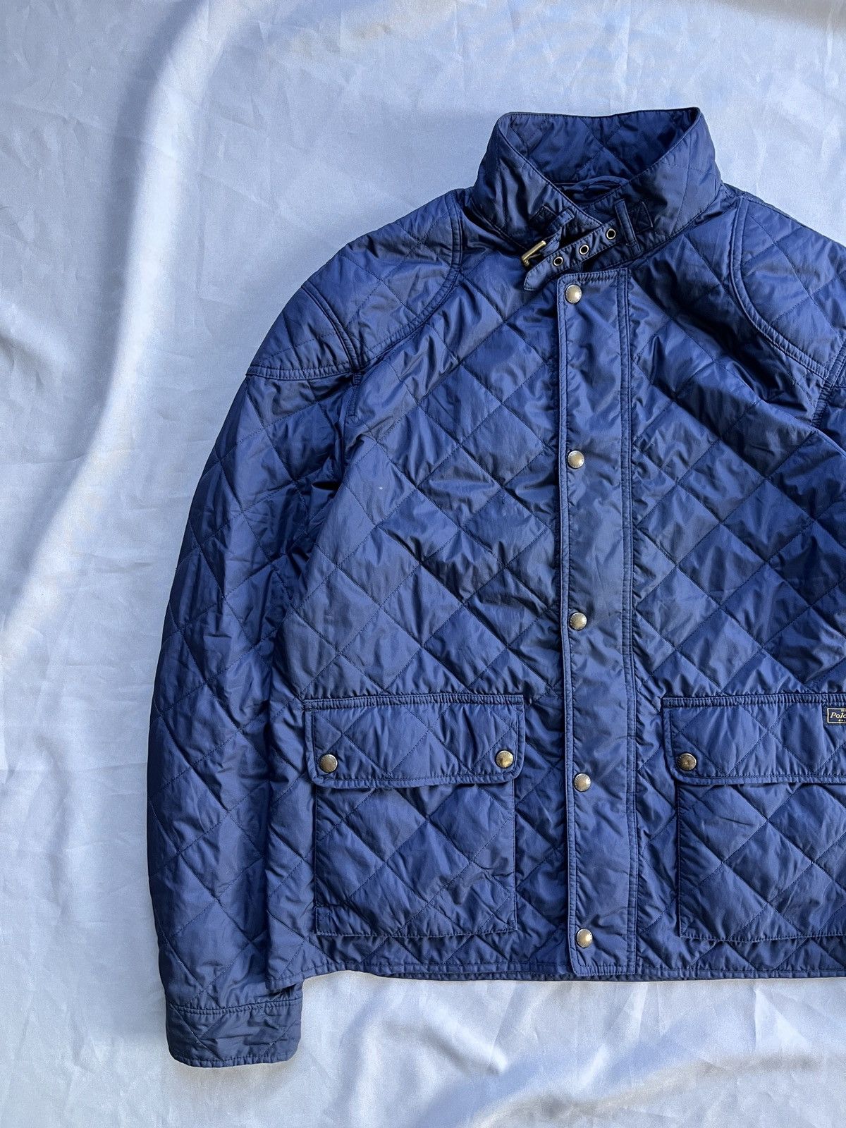 Polo Ralph Lauren PRL Blue Quilted Light Jacket Size US XL / EU 56 / 4 - 2 Thumbnail