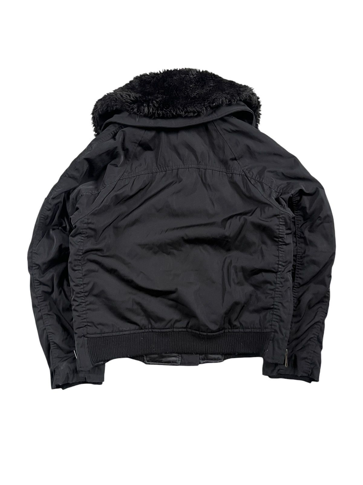 Avirex Avirex Belle Fur Collar Bomber Jacket Size M / US 6-8 / IT 42-44 - 2 Thumbnail