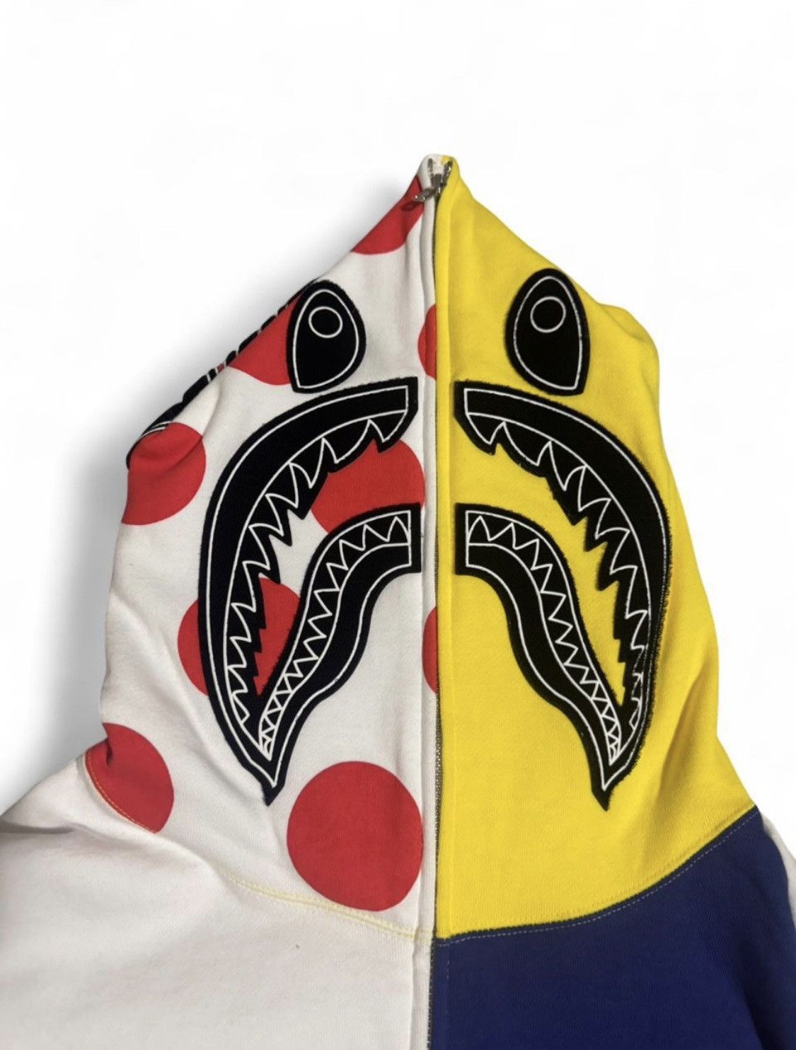 Bape Bape multicolor patch zip-ups shark hoodie size xtra large Size US XL / EU 56 / 4 - 3 Thumbnail