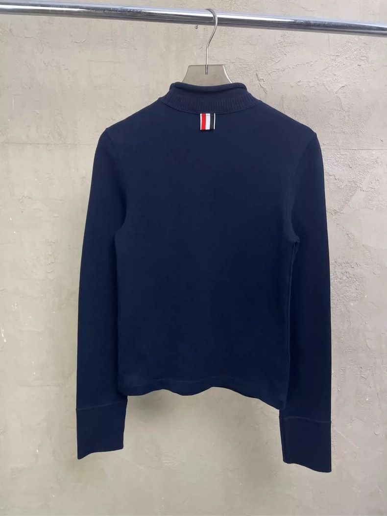 Thom Browne Thom Browne Half high collar long sleeve T-shirt Size XS / US 0-2 / IT 36-38 - 2 Thumbnail