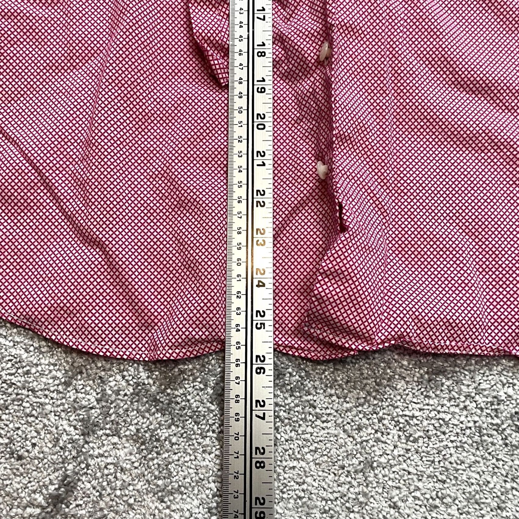 Old Navy VINTAGE Old Navy Shirt Womens XXL Red Check Long Sleeve Collared Tie Size XXL / US 16-18 / IT 52-54 - 7 Thumbnail