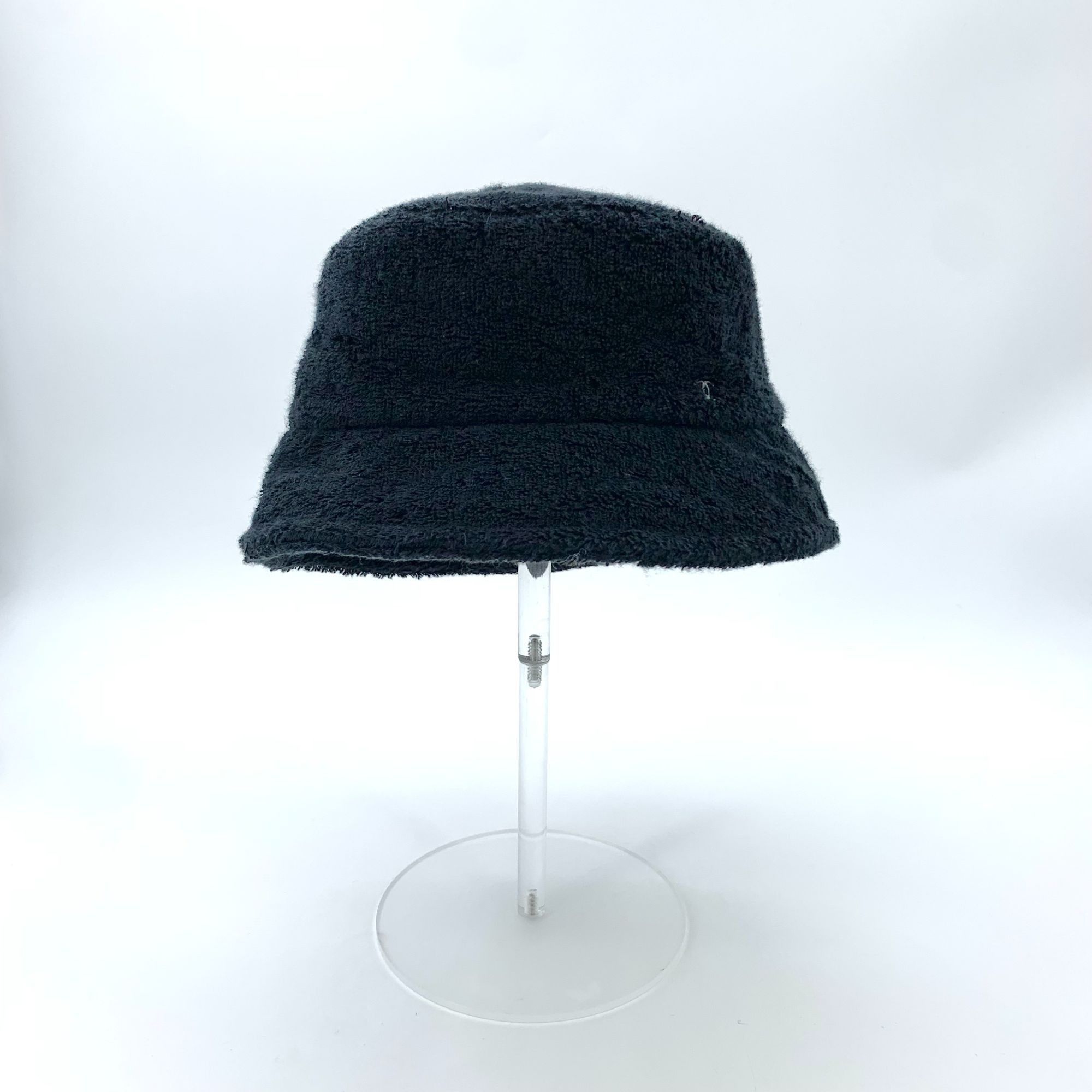 Chanel Chanel Dark Blue 100% Cotton Fisherman Hat With Metal Logo & Size ONE SIZE - 11 Thumbnail