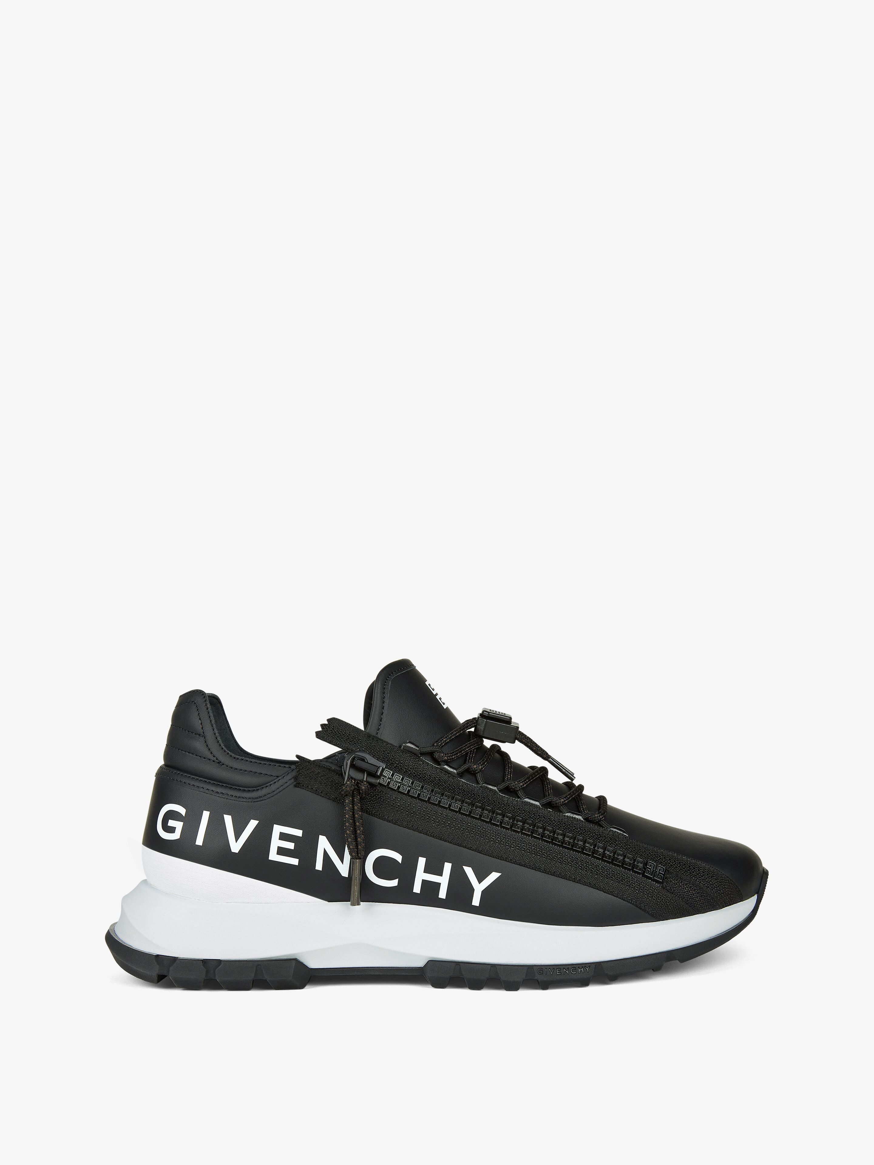 Givenchy o1w1db10925 Spectre Zip Runner Sneakers in Black Size US 12 / EU 45 - 1 Thumbnail