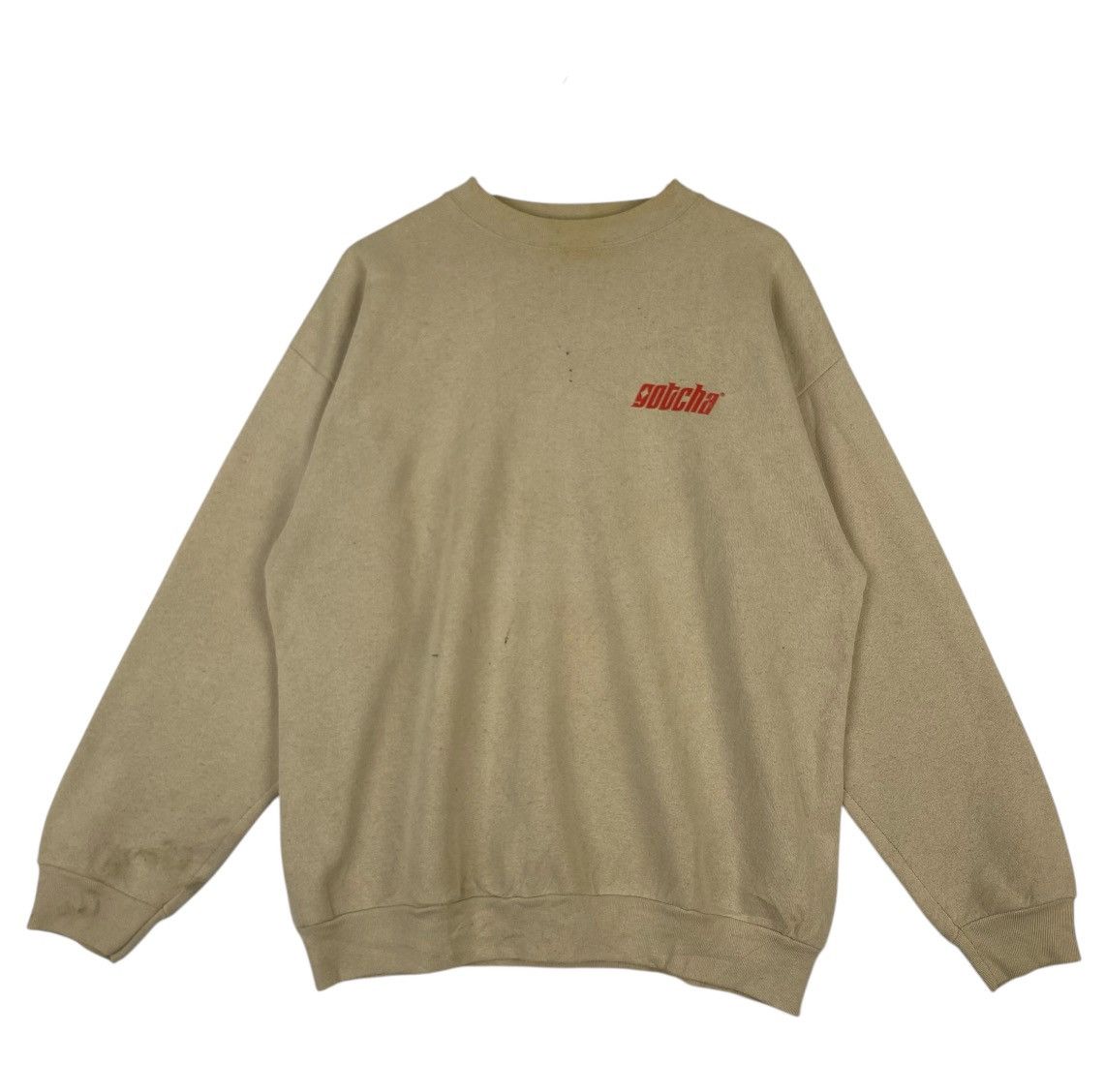Vintage Gotcha × Japanese Brand Gotcha Sweatshirt Big Print