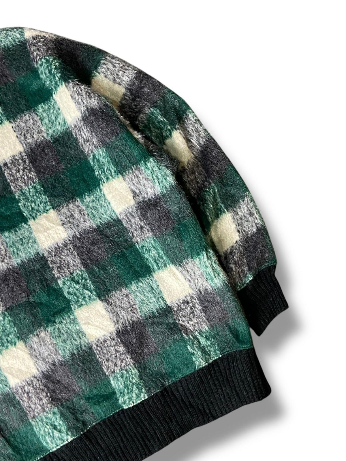 Designer × Japanese Brand × Vintage INGNI Japanese Brand Checkered Rib Tunic Sweater (132) Size US M / EU 48-50 / 2 - 8 Thumbnail