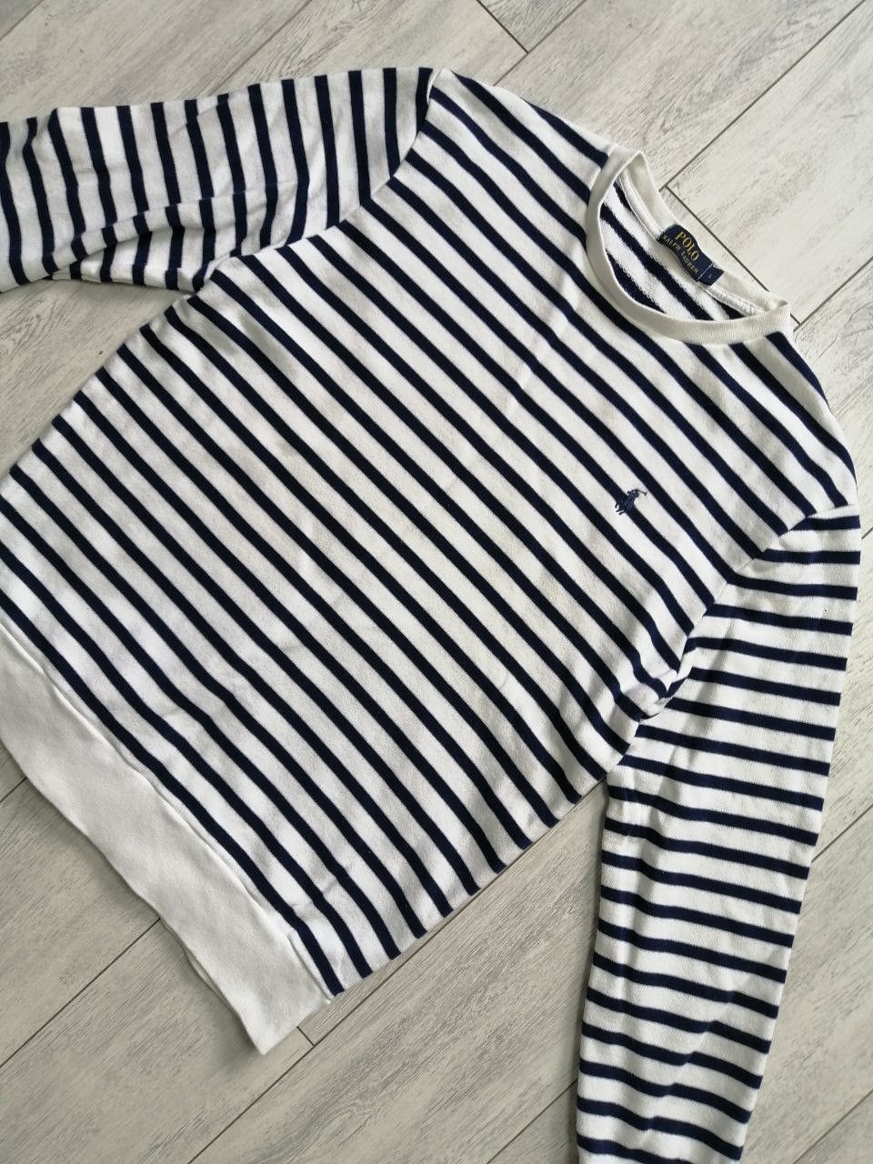 Polo Ralph Lauren Ralph Lauren Striped Polo Sweater Size L Size US L / EU 52-54 / 3 - 3 Thumbnail