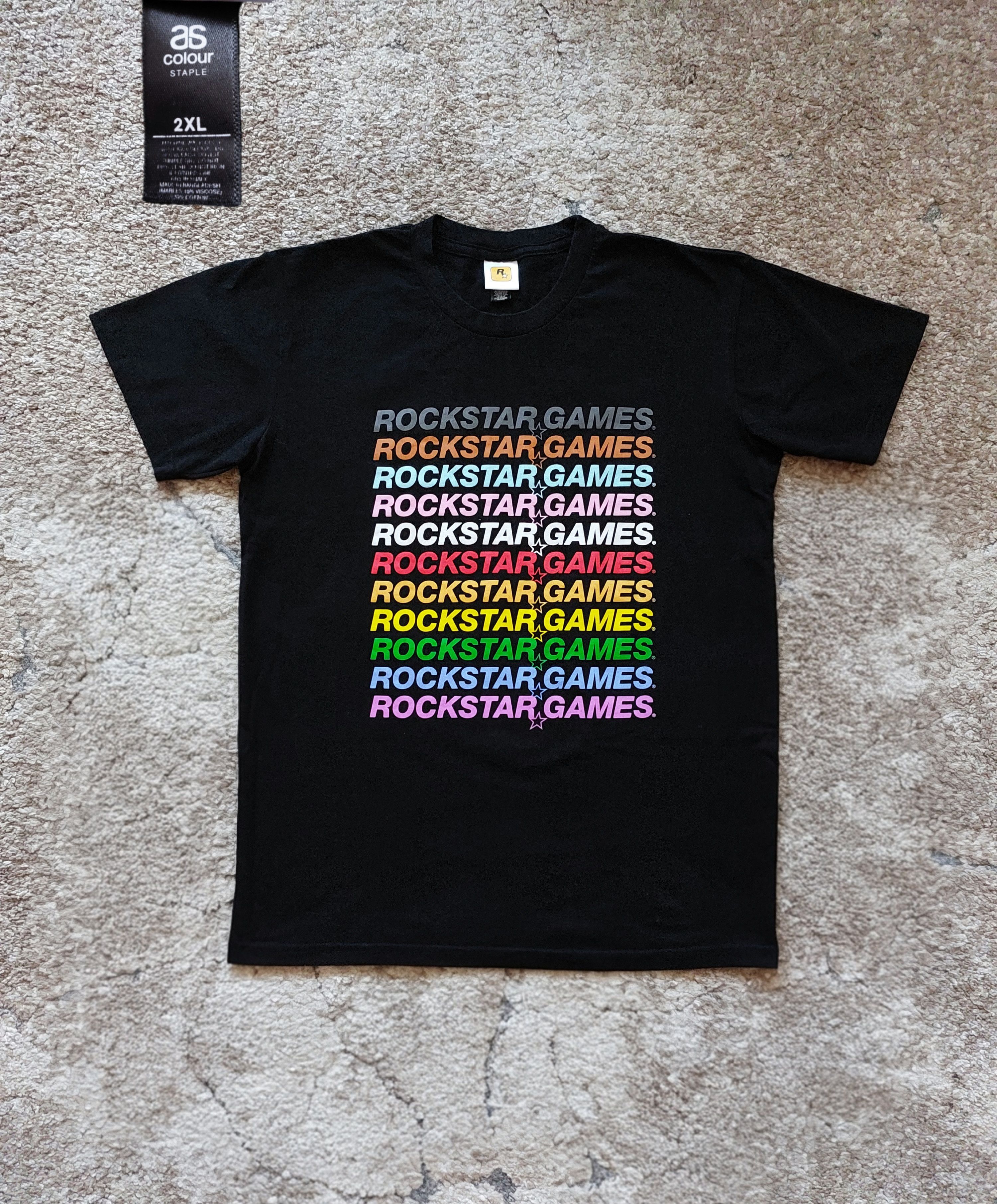 Rockstar Games Official Rockstar Games Pride T-shirt size XXL Size US XXL / EU 58 / 5 - 1 Thumbnail