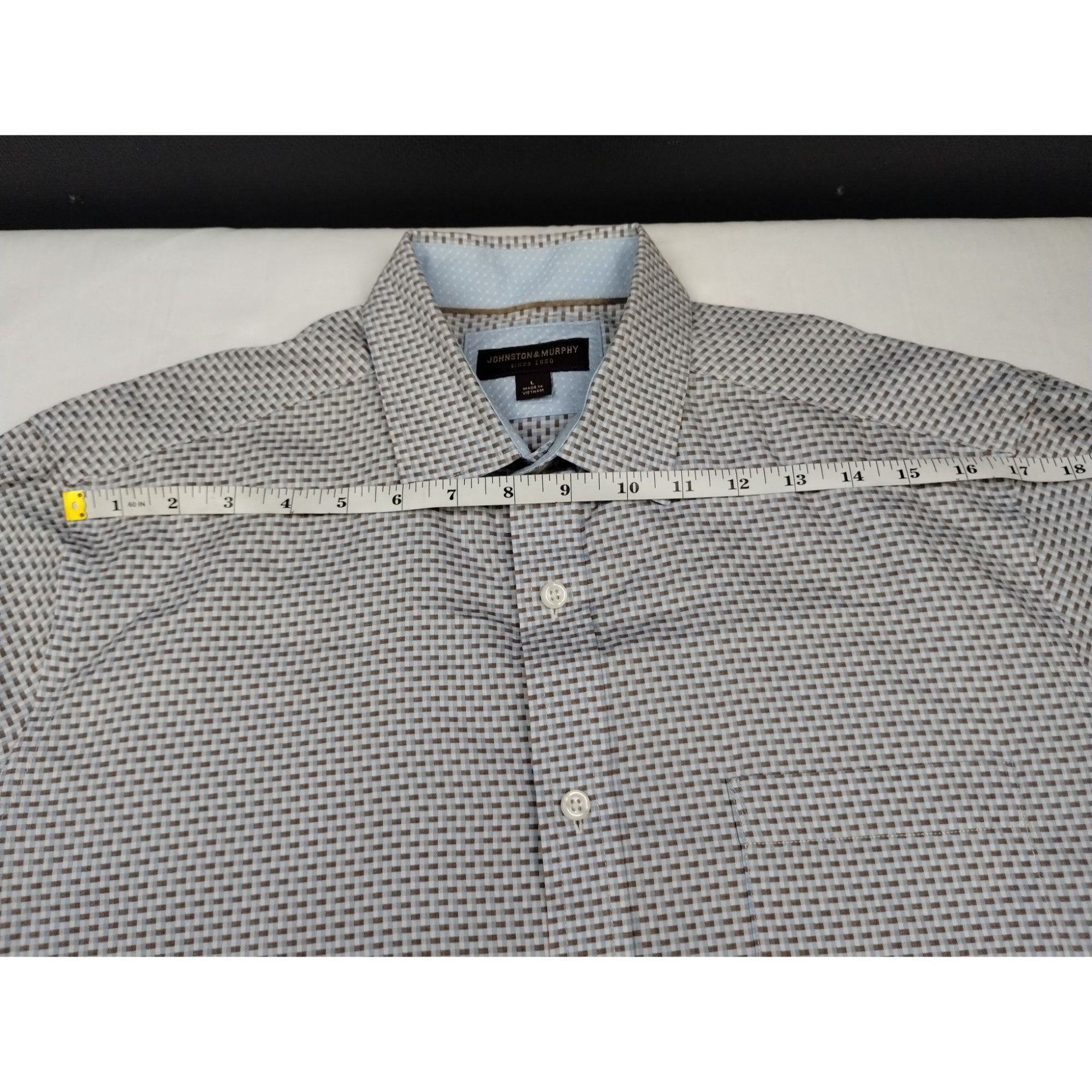 Johnston & Murphy Johnston & Murphy Men's Blue Shirt/Button Up Size L SKU 3990 Size US L / EU 52-54 / 3 - 7 Thumbnail