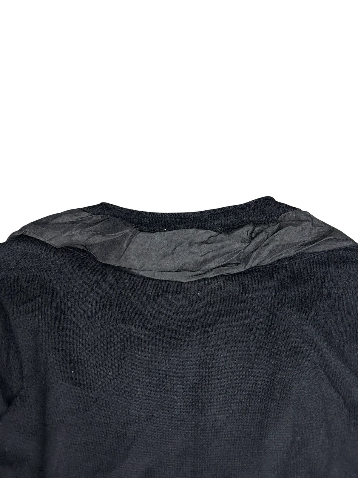 Prada 00s Knitted Bow Blouse Size M / US 6-8 / IT 42-44 - 5 Thumbnail