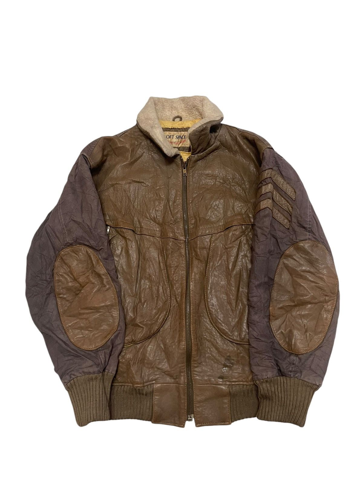 Other LEATHER JACKET ARMY Size US L / EU 52-54 / 3 - 1 Thumbnail
