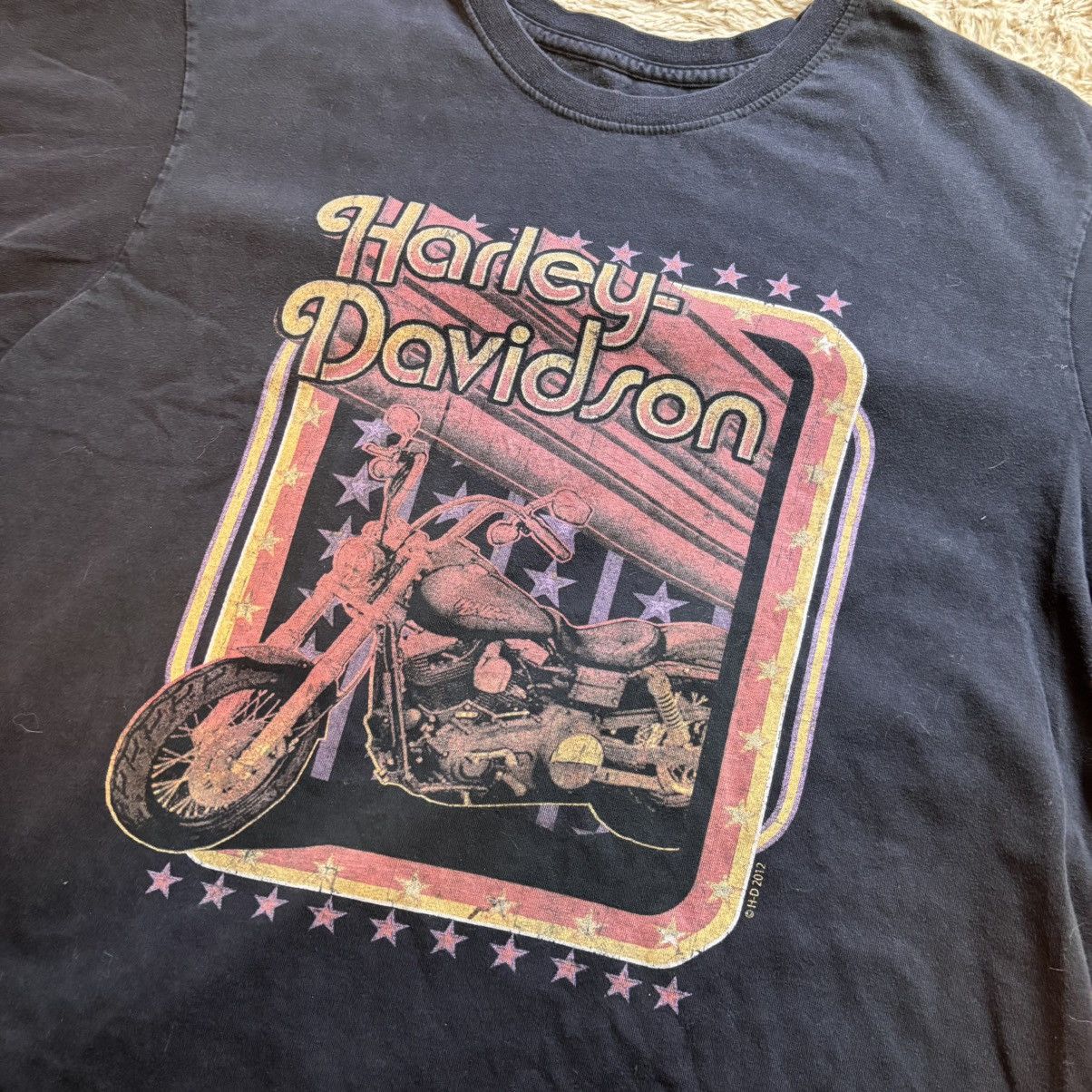 Harley Davidson Harley-Davidson Americana Motorcycle Graphic Tee XL 2012 Size US XL / EU 56 / 4 - 1 Thumbnail