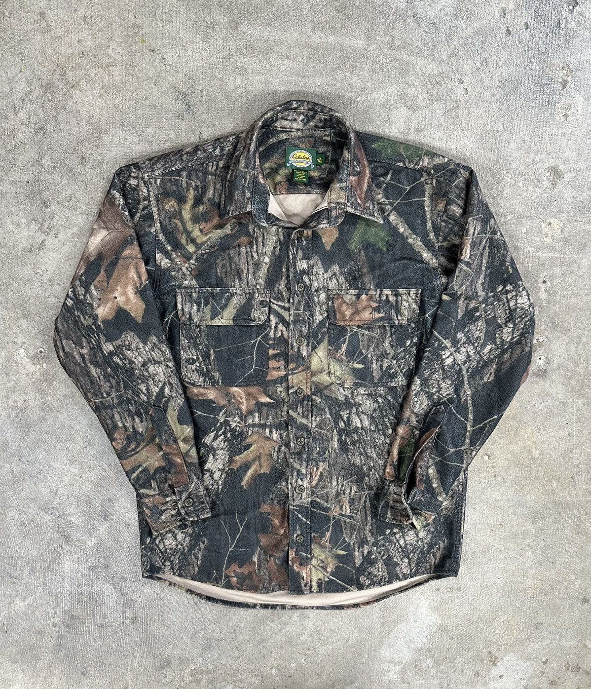 Cabelas × Vintage Crazy Y2K Cabela’s Mossy Oak Camoflauge Button Up Size US M / EU 48-50 / 2 - 1 Thumbnail