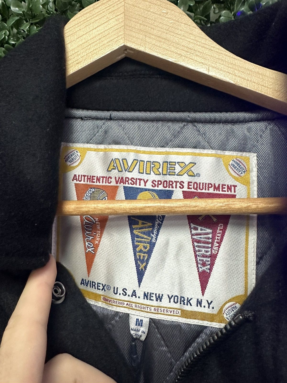 Avirex Avirex Felt Bomber Varsity Jacket Size US M / EU 48-50 / 2 - 2 Thumbnail