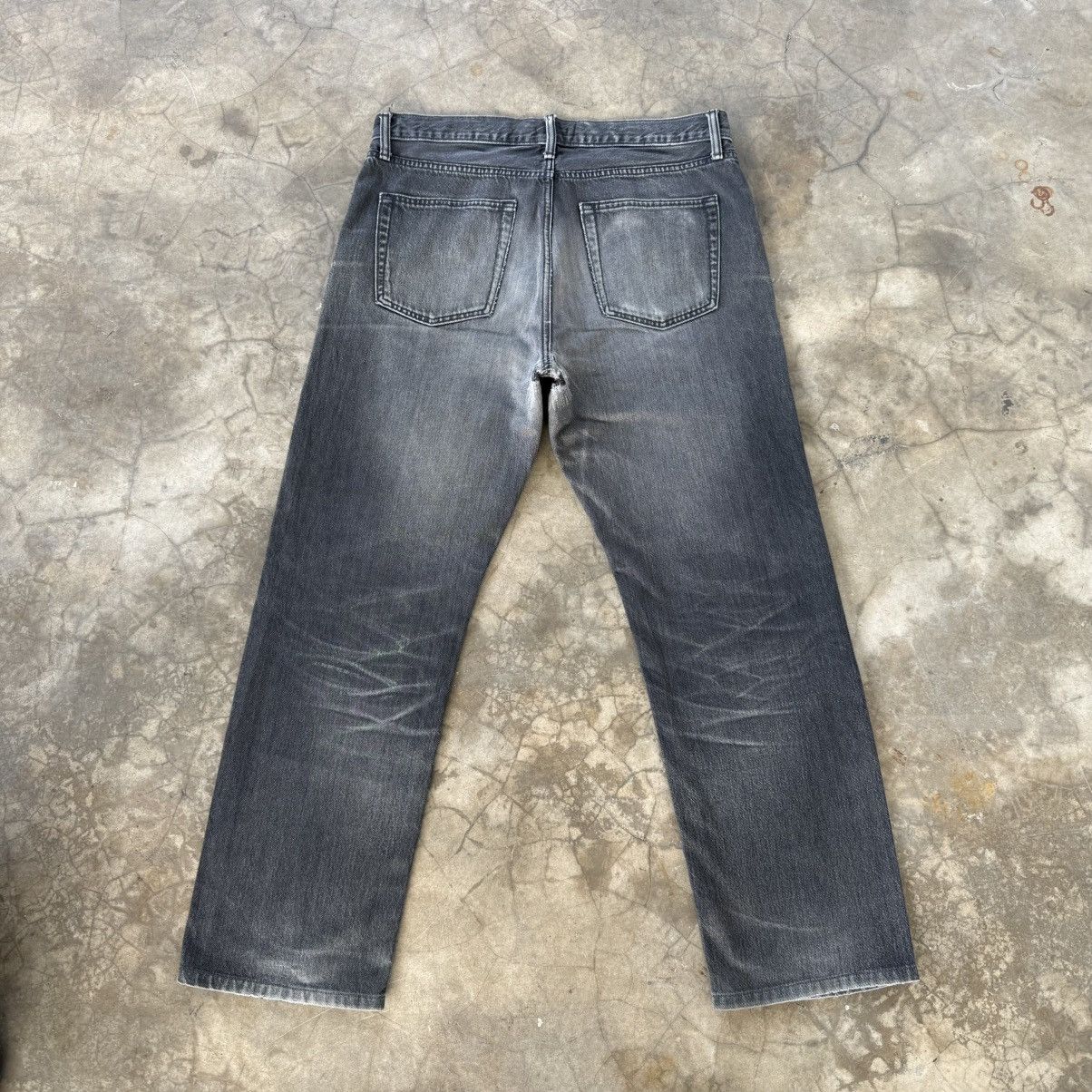 All Blacks W36x29 Vintage Japanese Black Denim Jean Pants Size US 36 / EU 52 - 9 Thumbnail