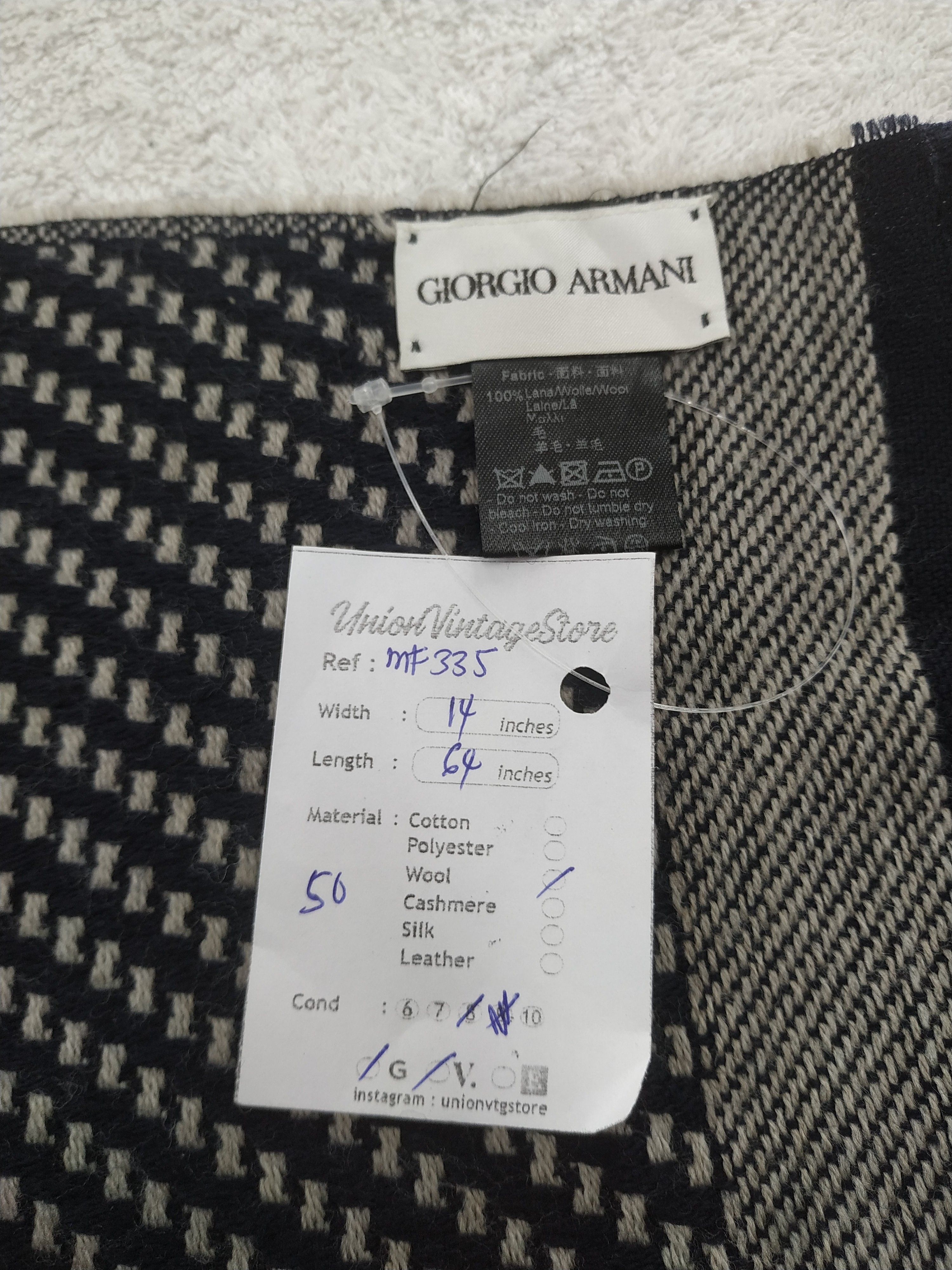 Giorgio Armani Vintage Giorgio Armani Scarf/Muffler/Neckwear MF335 Size ONE SIZE - 5 Thumbnail