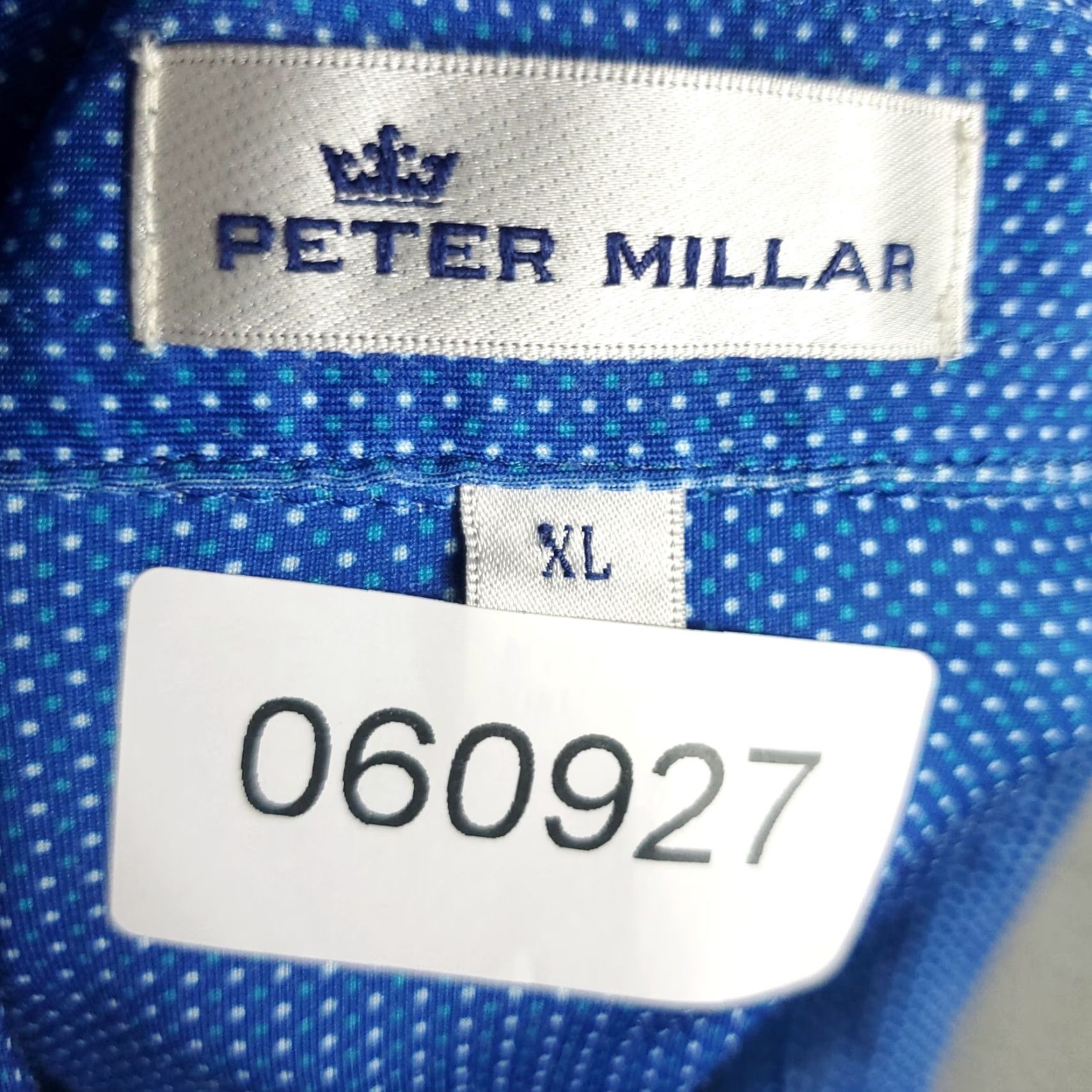 Peter Millar Peter Millar Polo Shirt Mens XL Blue Golf Casual Short Sleeve Polo Size US XL / EU 56 / 4 - 6 Thumbnail