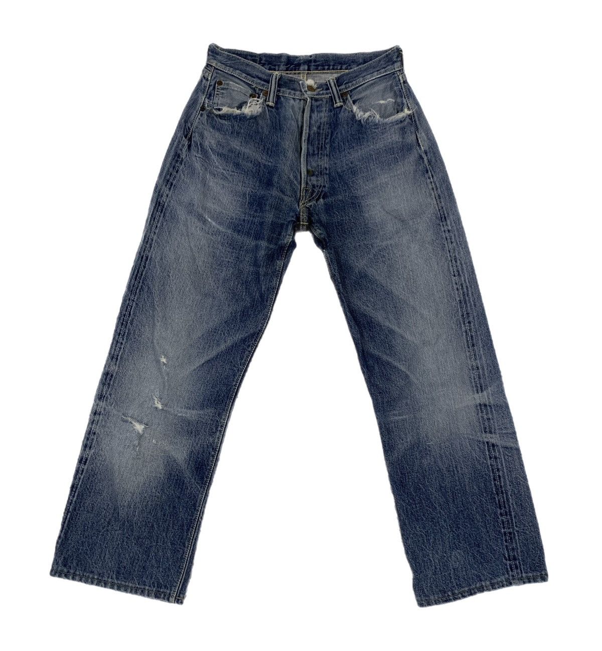 Skull Jeans by an Alchemist Fab Four Skull Jeans An Alchemist Selfedge Pant Hidden Rivet Size US 28 / EU 44 - 1 Thumbnail