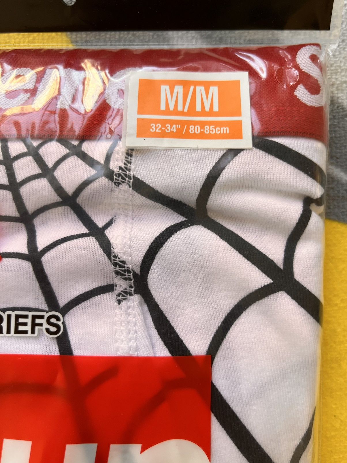Supreme M Supreme Marvel Spider-Man Web Boxer Briefs hanes underwear Size US 32 / EU 48 - 4 Thumbnail