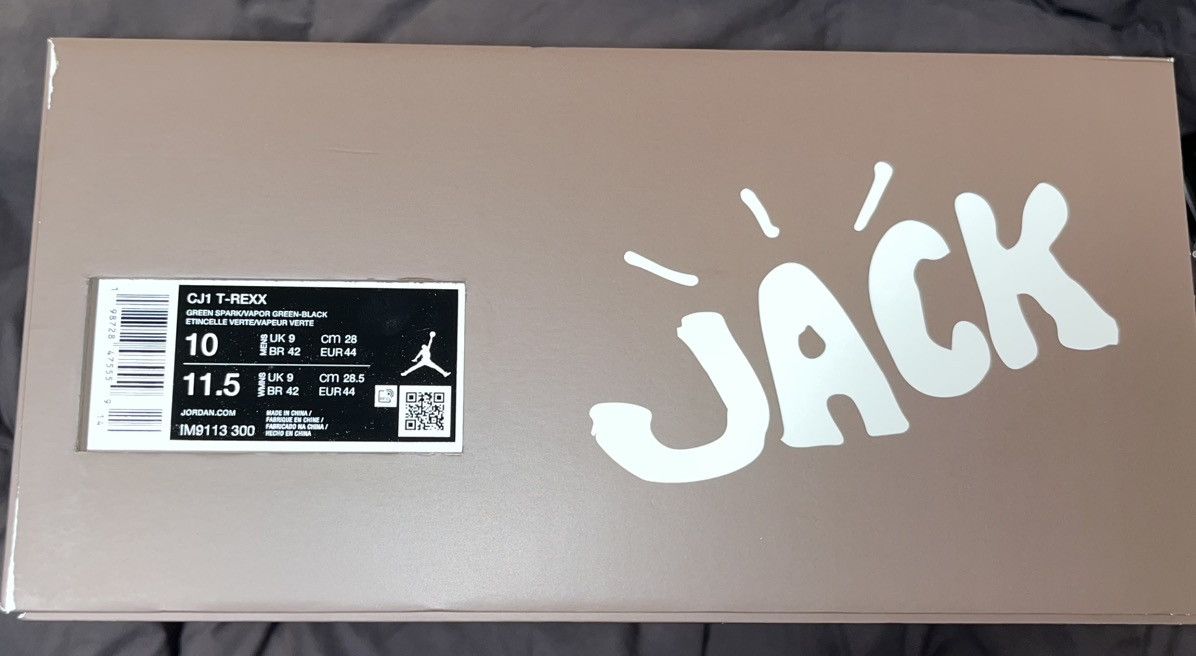 Nike × Travis Scott CJ1 T-REXX “GREEN SPARK” Size US 10 / EU 43 - 19 Thumbnail