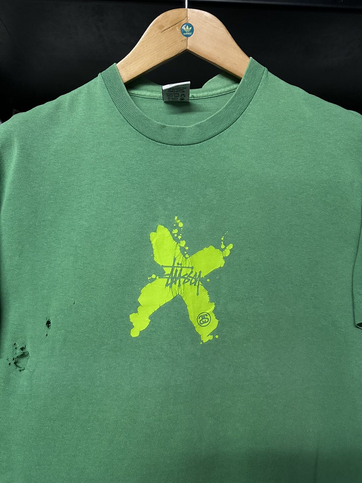 Stussy × Vintage Vintage Stussy X Skateboard Distressed Single Stitch Faded T Size US M / EU 48-50 / 2 - 3 Thumbnail