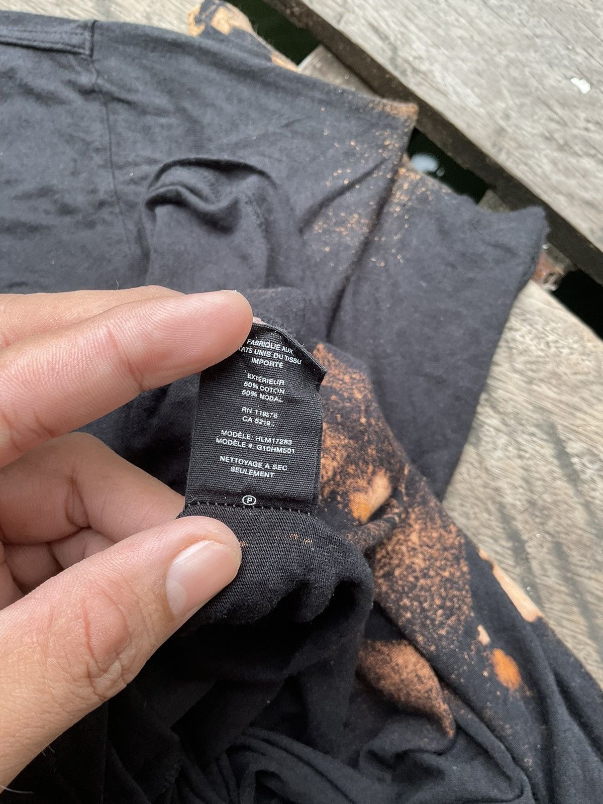 Helmut Lang Rare assymetry helmut lang acid wash skull Size US L / EU 52-54 / 3 - 9 Thumbnail