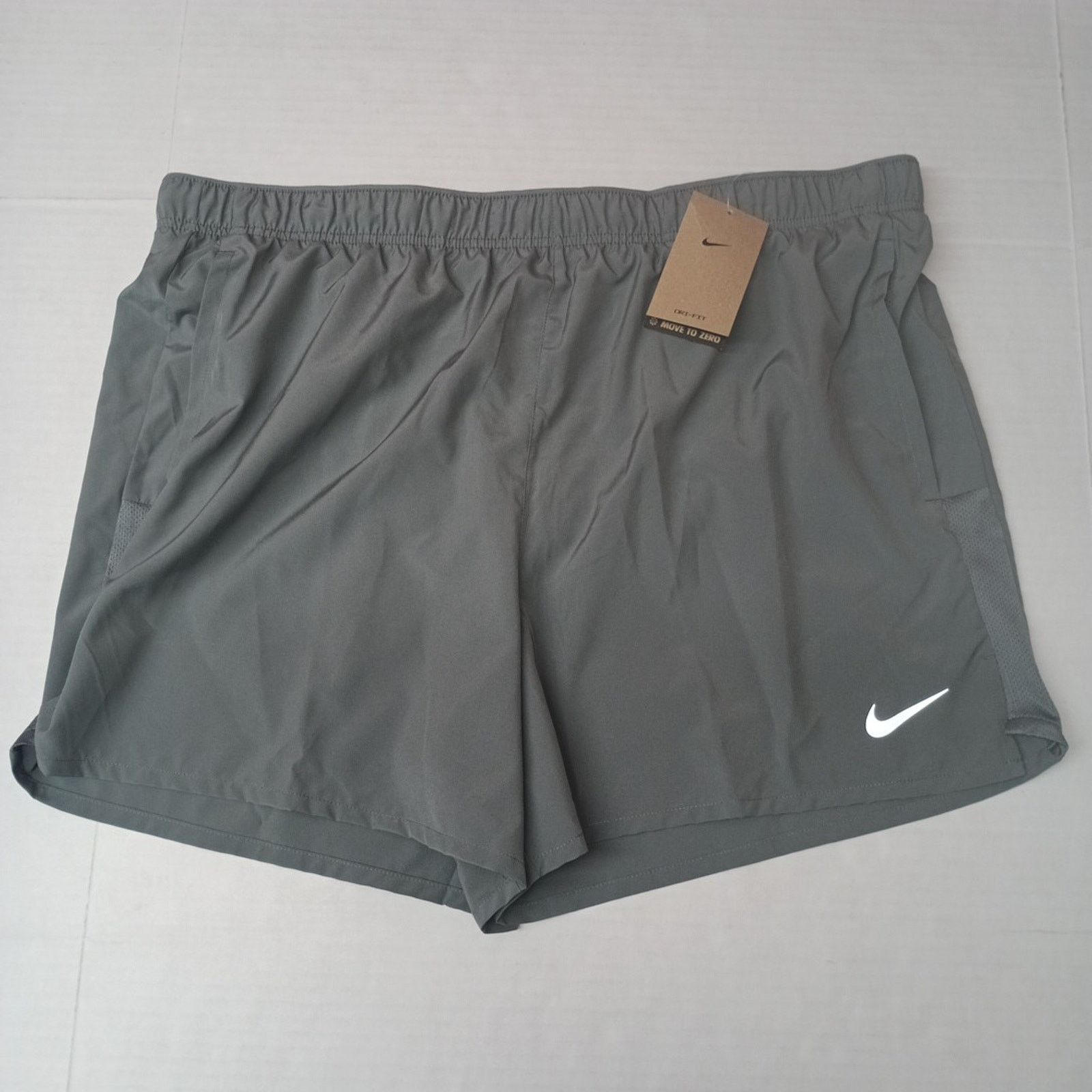 Nike Nike Challenger Brief Lined Running Shorts Men's 2XL Gray Size US 40 / EU 56 - 1 Thumbnail