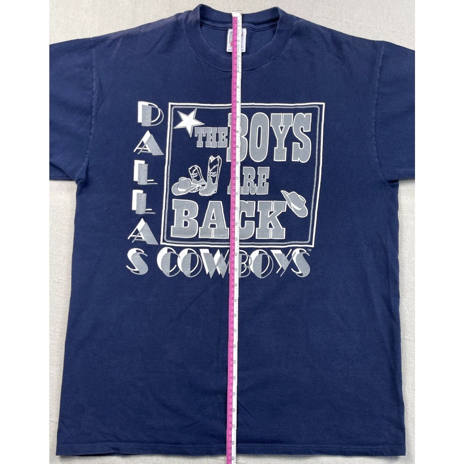 Jerzees VINTAGE Dallas Cowboys T-Shirt L Blue 90s NFL Champions Graphic Tee Mens Regular Cotton Subtle Fade, Crew Neck, Short Sleeve, Jerseys Brand Jerzees Size US L / EU 52-54 / 3 - 5 Thumbnail