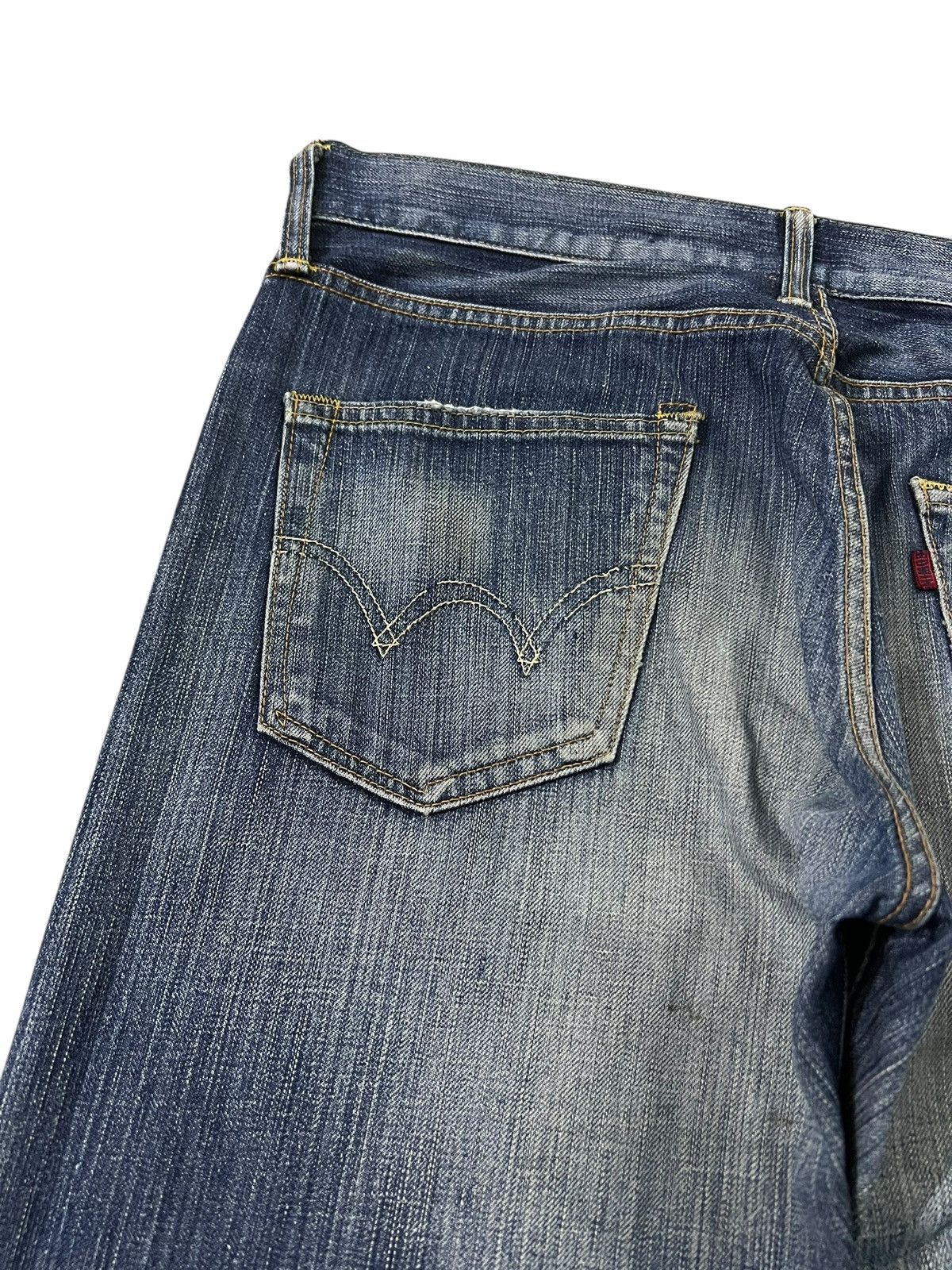 Hysteric Glamour Vintage Edwin 503R Distress Washed Jean Japan Size US 33 - 14 Thumbnail