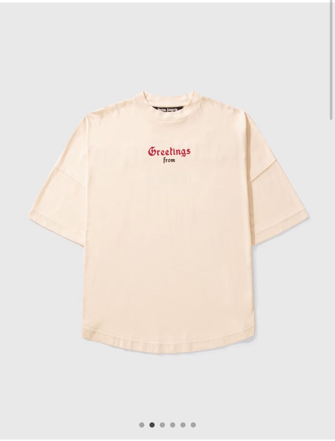 Palm Angels Palm Angels Greetings from California Oversized Tee Size US S / EU 44-46 / 1 - 14 Thumbnail