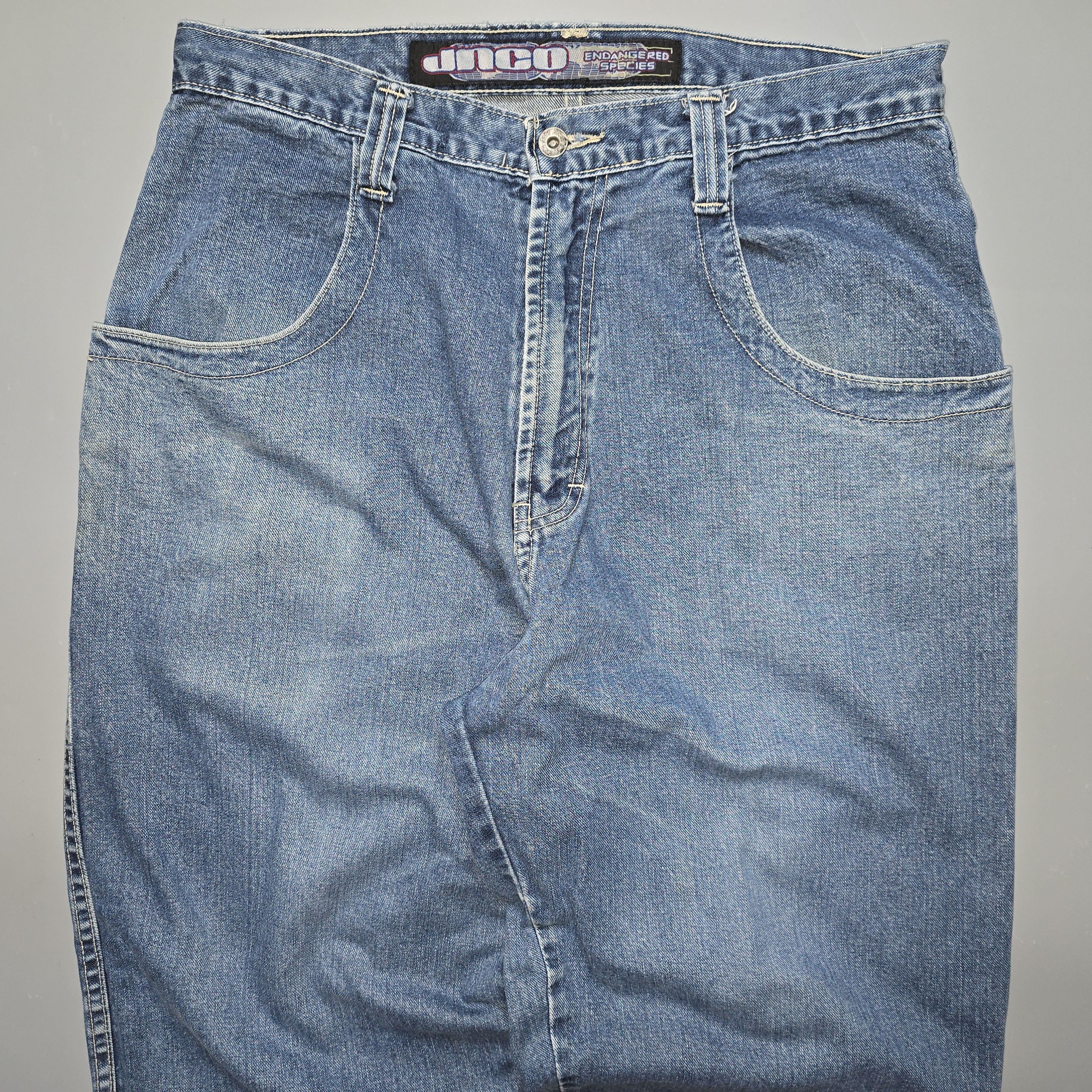 JNCO JNCO - Rhino Embroidered Baggy Jeans Size US 32 / EU 48 - 3 Thumbnail