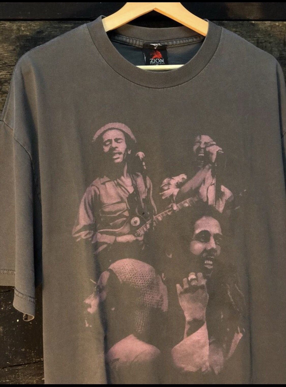 Zion Rootswear Bob Marley T-shirt Size US XL / EU 56 / 4 - 5 Thumbnail