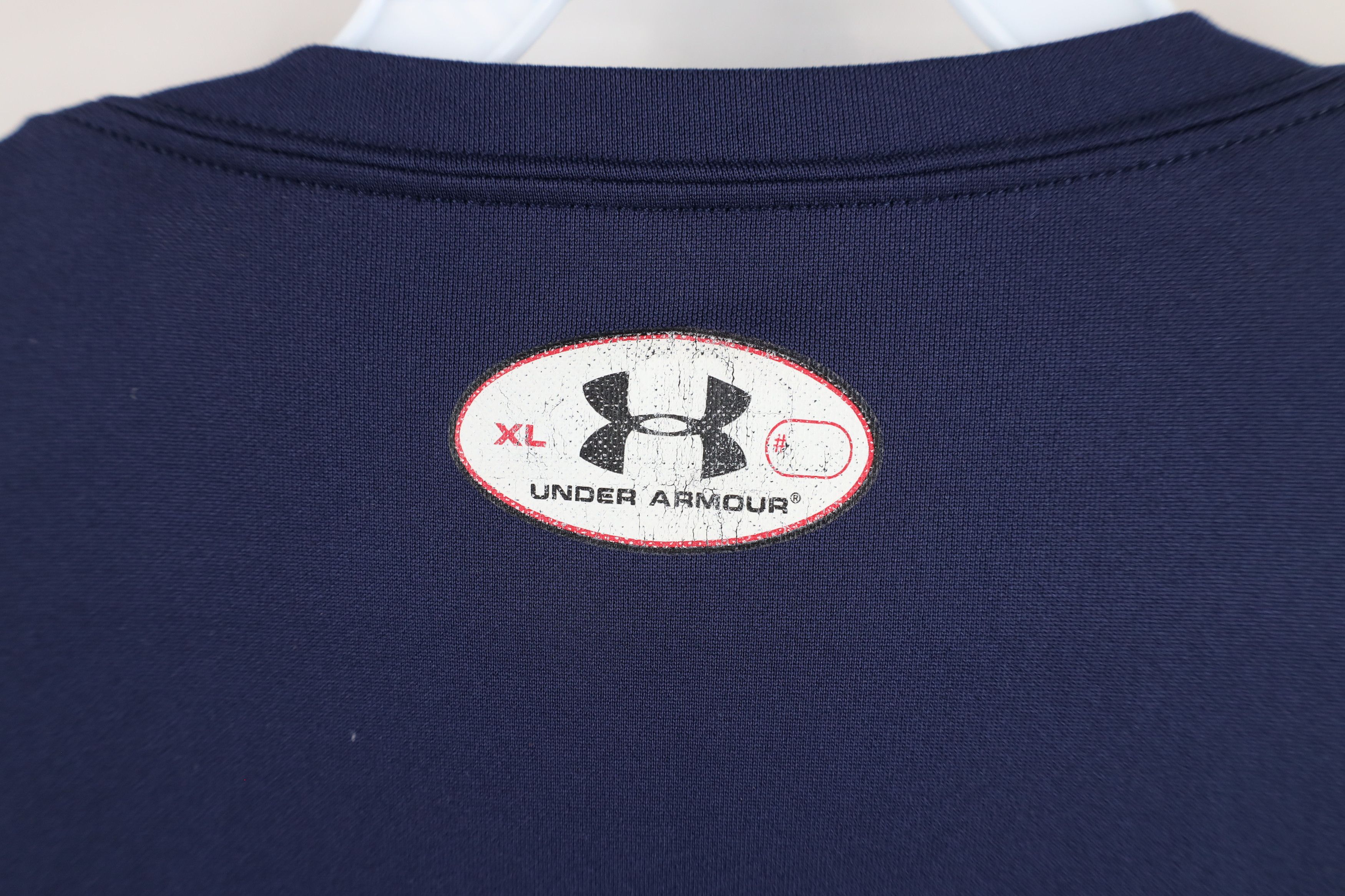Under Armour × Vintage Vintage Under Armour Spell Out Training Gym T-Shirt Blue Size US XL / EU 56 / 4 - 9 Thumbnail