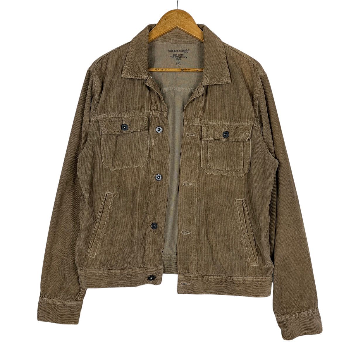 Save Khaki United 🔥 Save Khaki United Corduroy Trucker Jacket Made In Usa Size US S / EU 44-46 / 1 - 8 Thumbnail