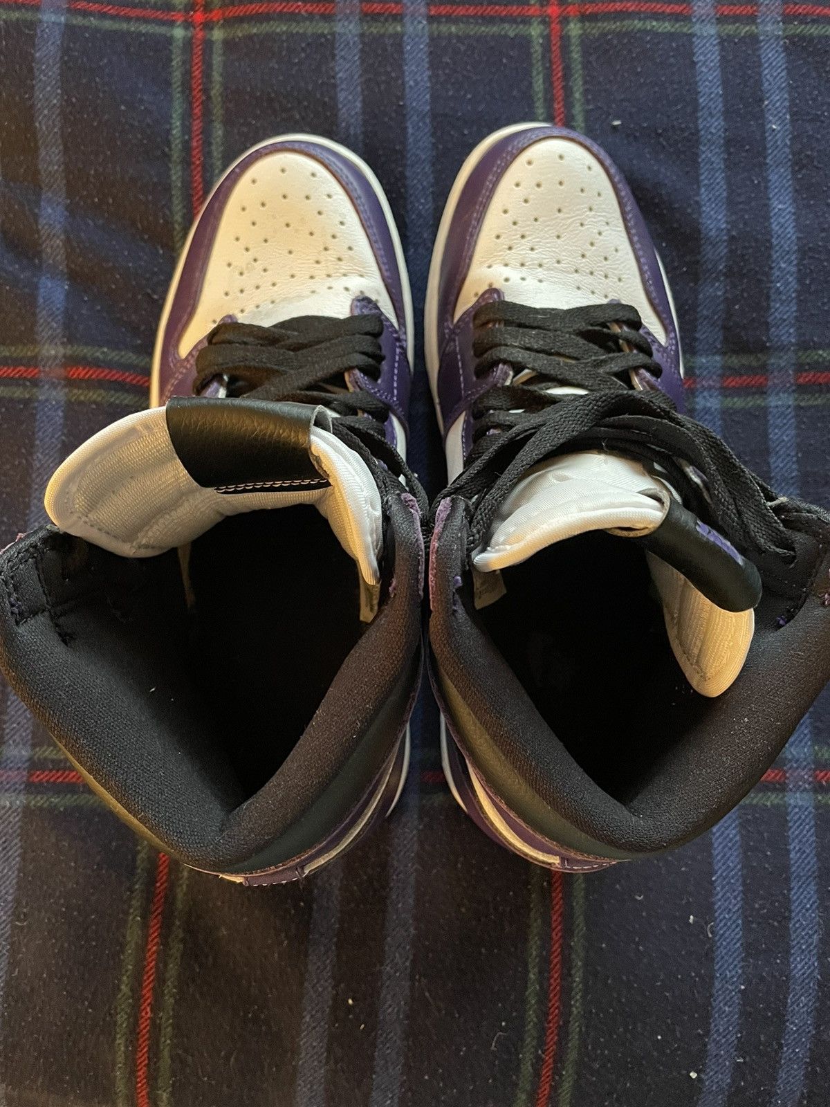 Jordan Brand × Nike Air Jordan 1 Court Purple Size US 8 / EU 41 - 4 Thumbnail