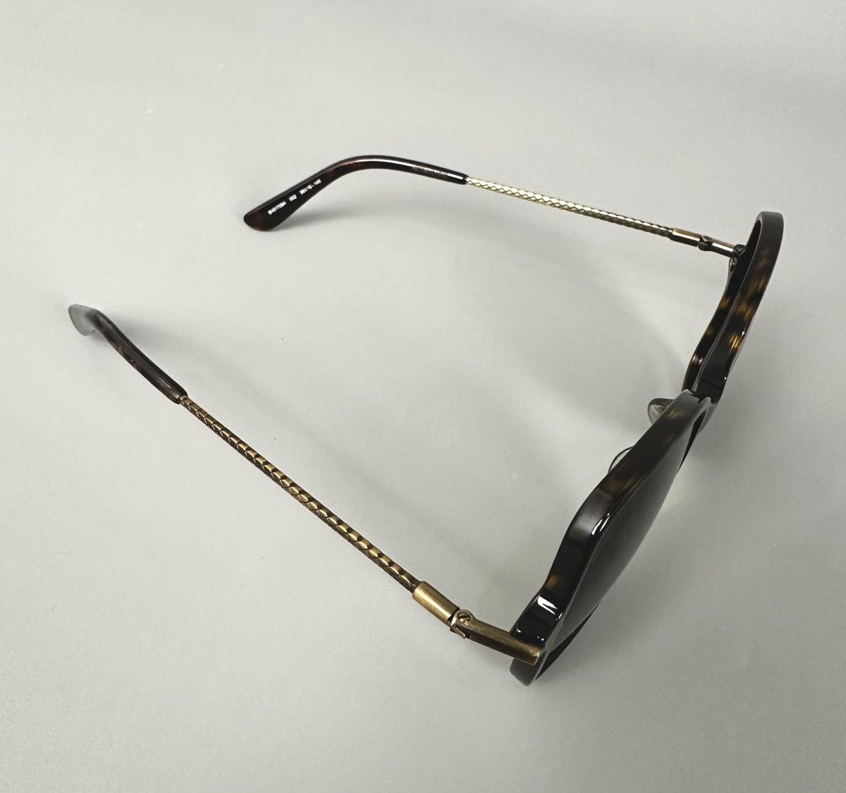 Bottega Veneta Bottega Veneta - Butterfly Sunglasses - Leopard BV0170SA 002 Size ONE SIZE - 4 Thumbnail
