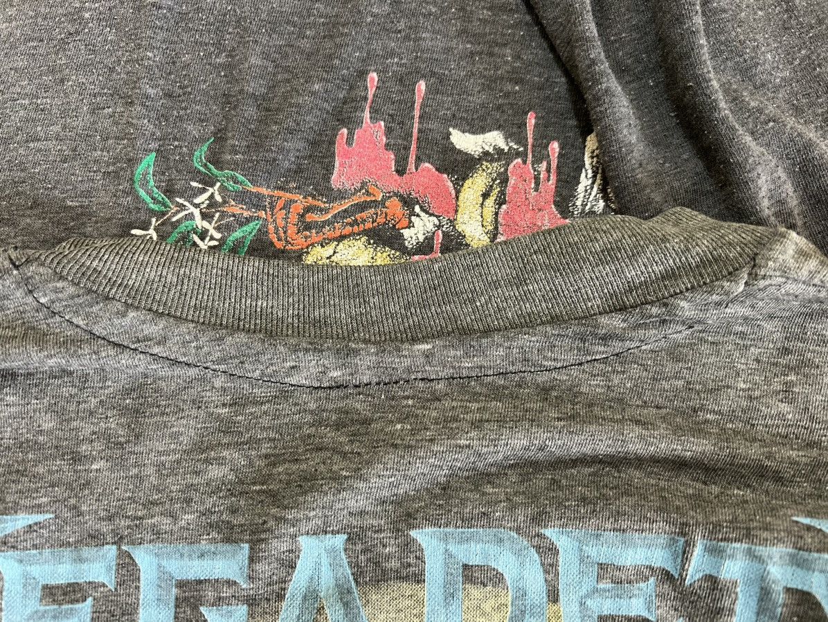 Band Tees × Vintage Vintage Megadeth 1987 Tee Size US M / EU 48-50 / 2 - 6 Thumbnail