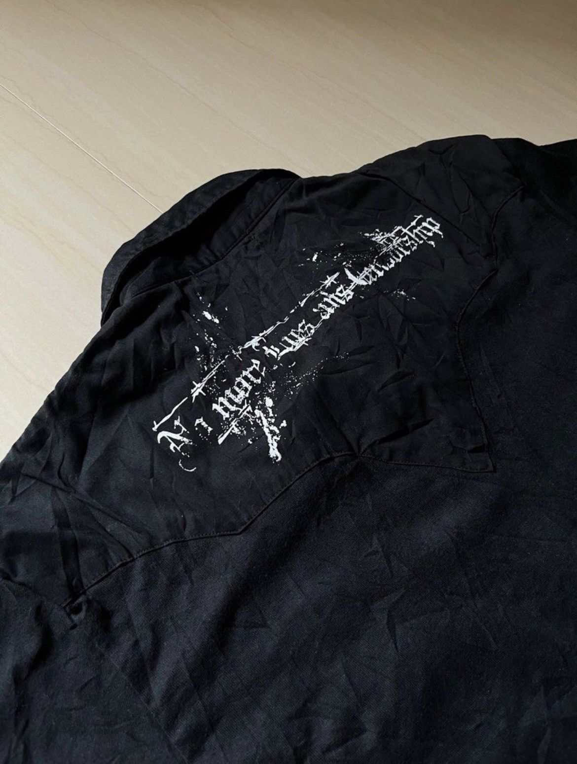 Japanese Brand Batsu studio shirt poem - if six was nine skull Size US L / EU 52-54 / 3 - 4 Thumbnail
