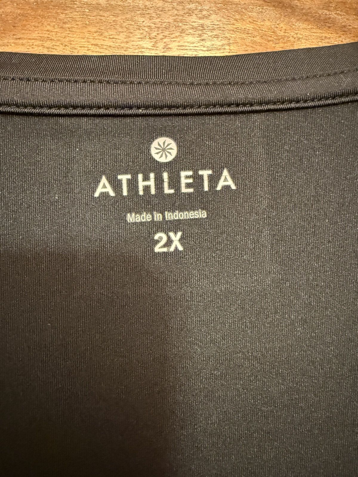 Athleta Athleta Women’s Plus Black Nectar Faux Wrap Jersey Dress Size XXL / US 16-18 / IT 52-54 - 2 Thumbnail