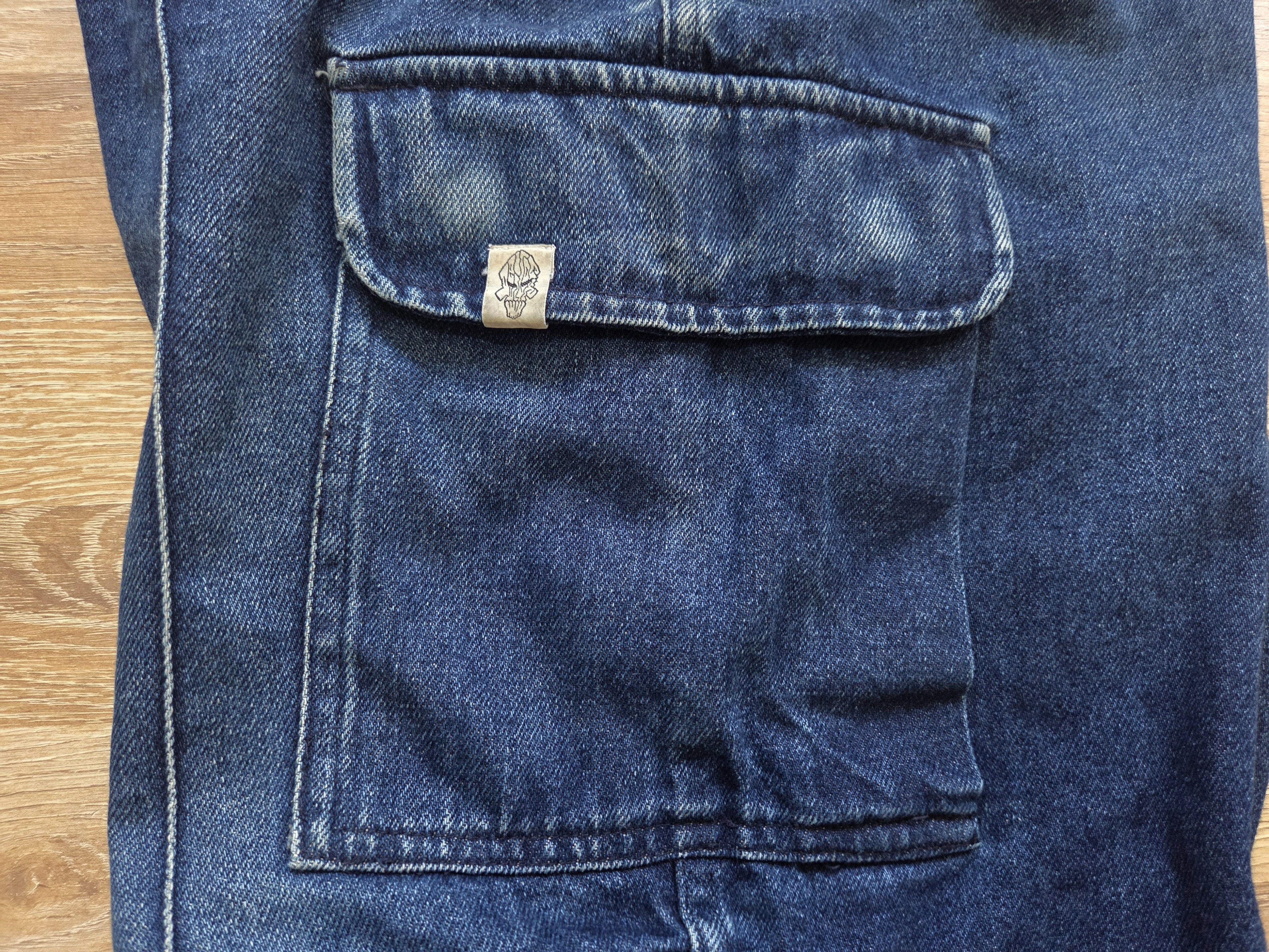 Japanese Brand Vintage Devilock Japan Cargo Utility Rider Punk Pants Jeans Size US 34 / EU 50 - 10 Thumbnail