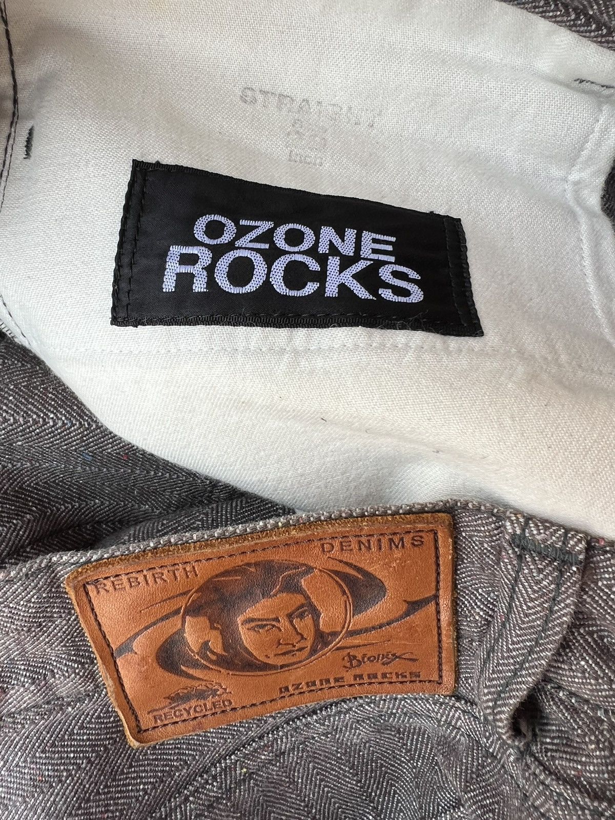 Hysteric Glamour Vintage 1990s Ozone Rocks HBT Striped Pant Size US 29 - 22 Thumbnail