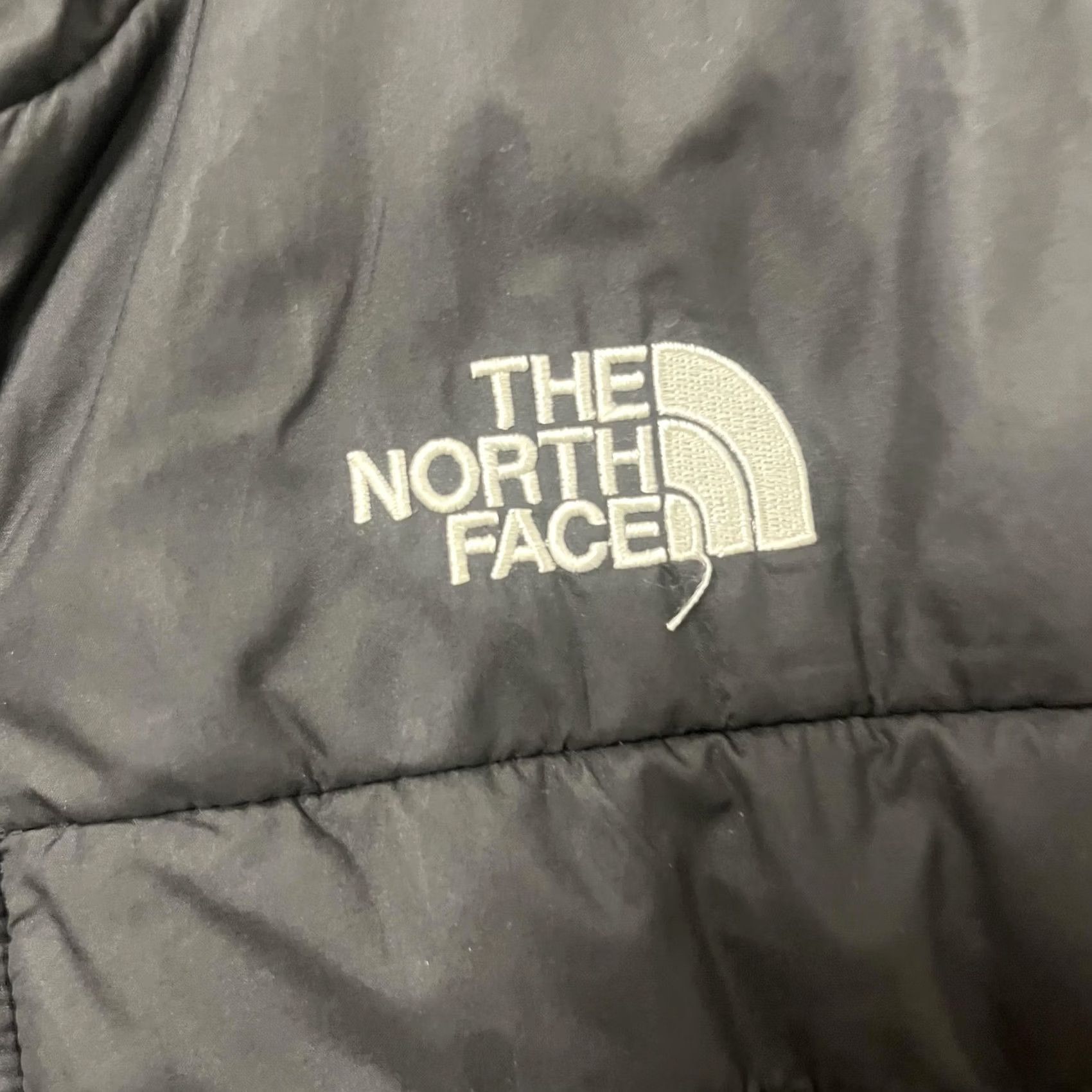 The North Face VINTAGE The North Face Jacket Womens Medium Black Quilted Fleece Lined Full Zip Coat Size M / US 6-8 / IT 42-44 - 2 Thumbnail