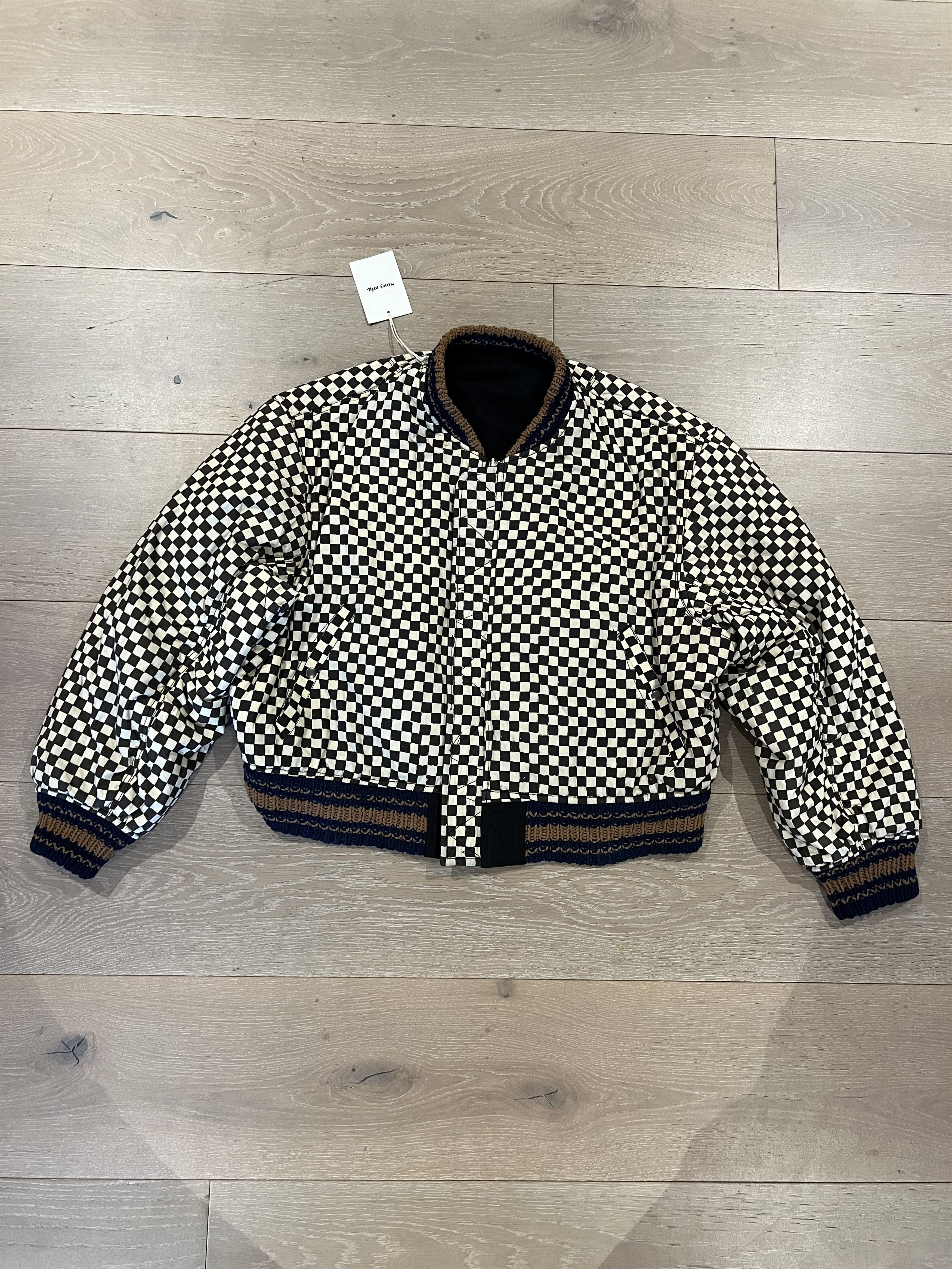 Story Mfg. 💚 Story Mfg. Handmade Seed Bomber Black Wonky-Wear Large Size US L / EU 52-54 / 3 - 13 Thumbnail